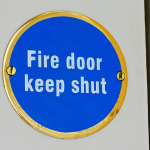 Fire Door keep shut sign