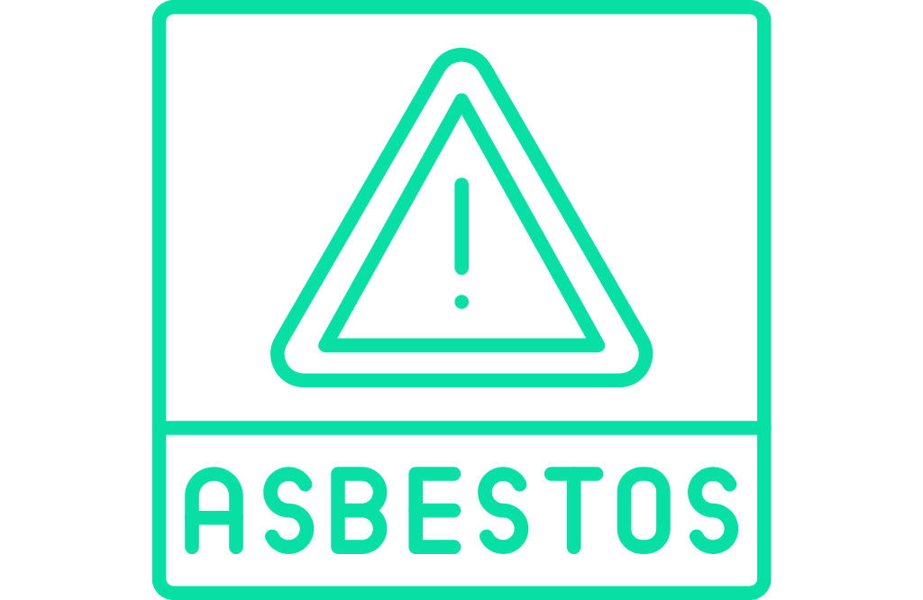 Danger asbestos sign