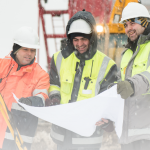 Winter safety for construction sites in the snow